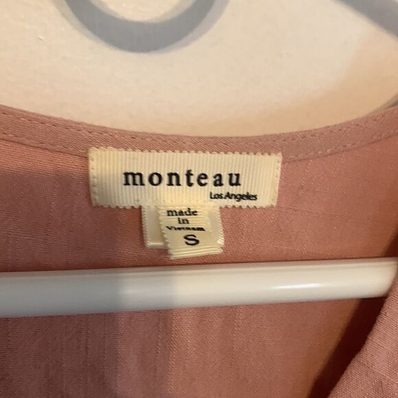 EUC dusty rose colored Monteau dress! Size S - Picture 2 of 4